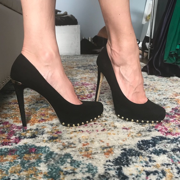 Michael Kors Shoes - Michael Kors black suede shoes